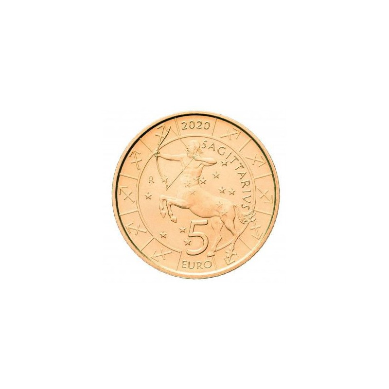 (afbeelding voor) 5 Euromunt San Marino 2020 Boogschutter UNC