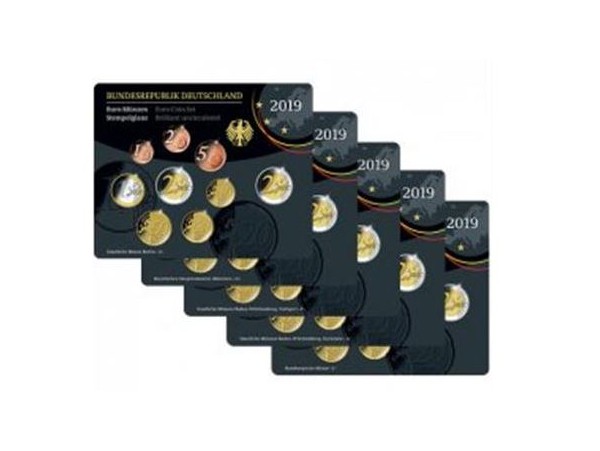 (Bild für) UNC set DUITSLAND 2019 G van 1 cent tot en met 2 euro