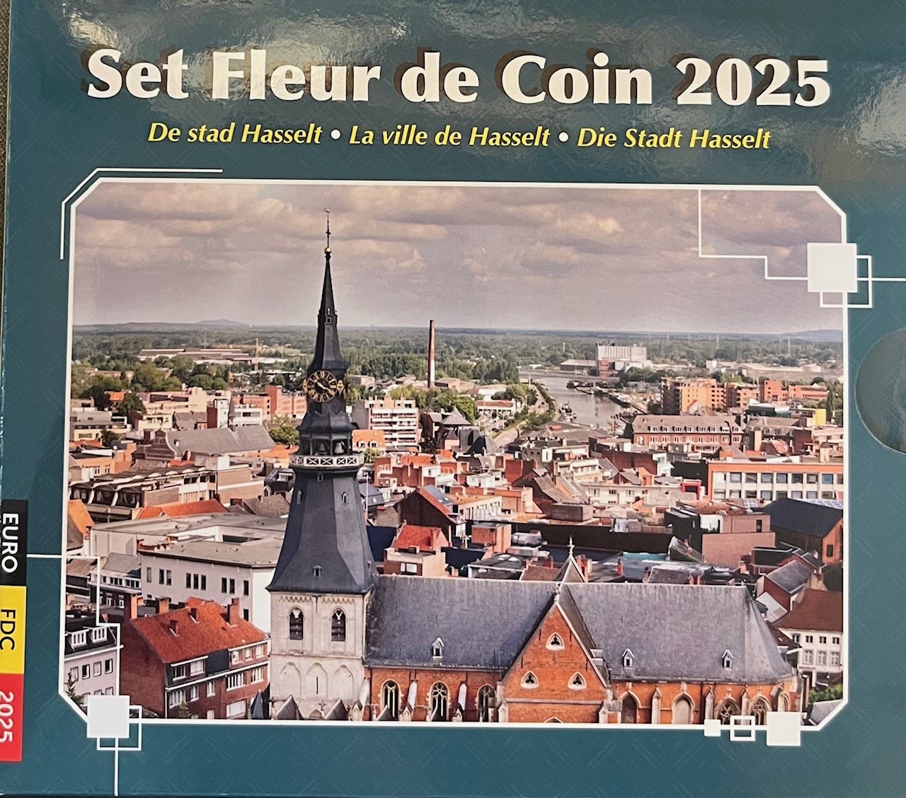 (afbeelding voor) BU set Belgie 2025 ( set van 10 munten ) met 2 x 2,5 euromunt