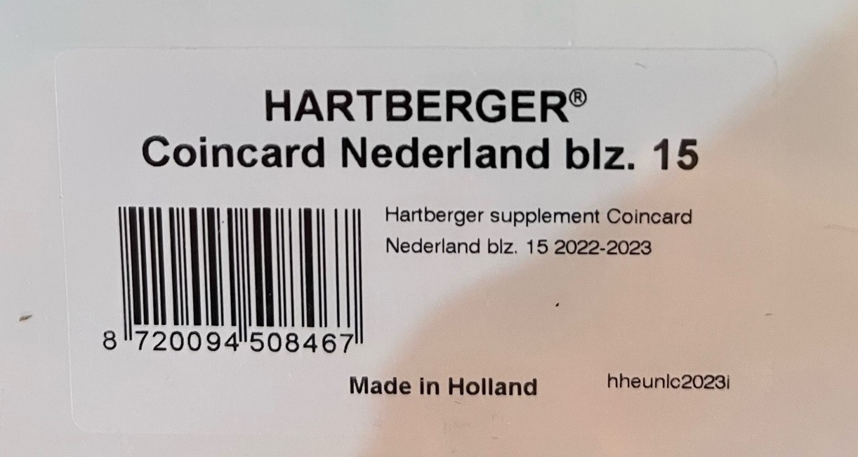 (afbeelding voor) Coincard bladen Nederland 2022-2023 Blad 15