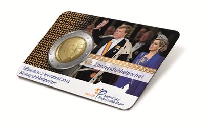 (afbeelding voor) 2 Euro Nederland 2014 Dubbelportret coincard BU