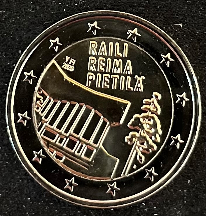 (afbeelding voor) 2 Euromunt Finland 2026 -'Raili & Reima Pietilä' UNC