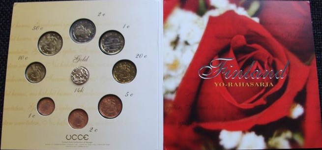 (afbeelding voor) BU Jaar Set 2004 Yo-Rahasarja incl. gouden penning