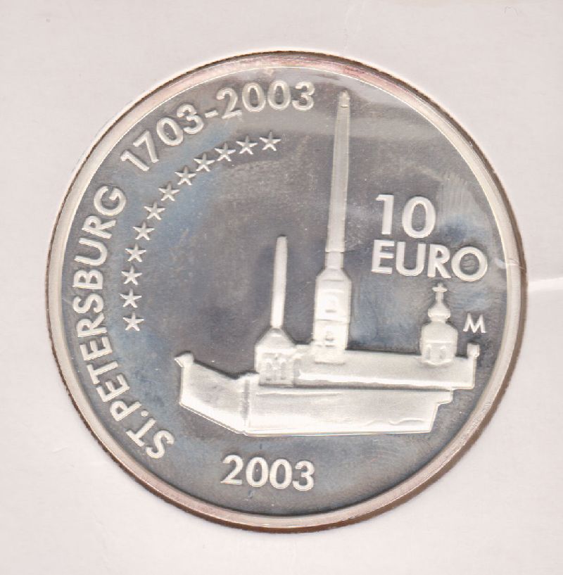 (afbeelding voor) 10 Euromunt Finland 2003 Proof