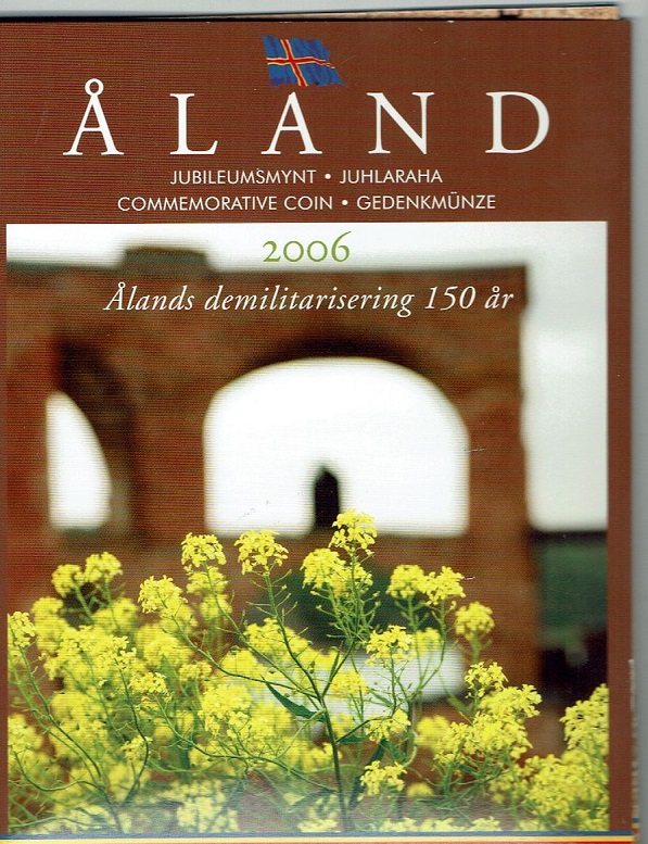 (afbeelding voor) 5 Euromunt Finland 2006 ALAND in blister