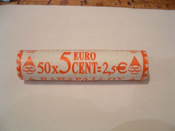 (afbeelding voor) Muntrol 5 eurocent 2008 UNC
