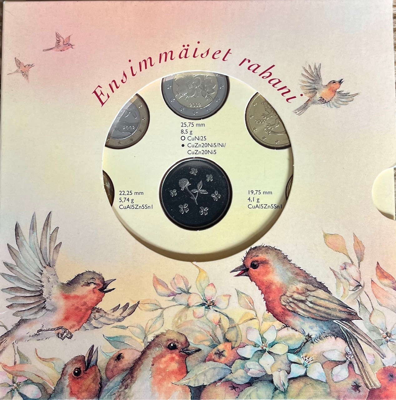 (afbeelding voor) Baby set Finland 2002 BU