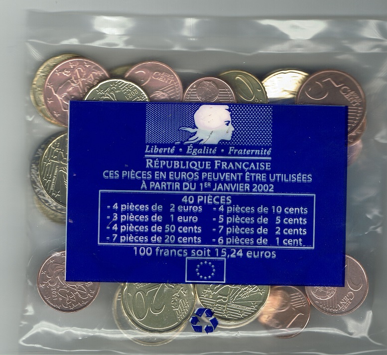 (afbeelding voor) Starterkit Frankrijk 2021 UNC