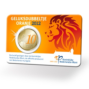 (afbeelding voor) Oranje Geluksdubbeltje 2016 in coincard