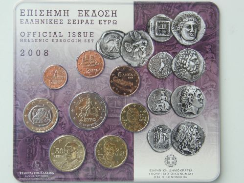 (afbeelding voor) BU set Griekenland 2008