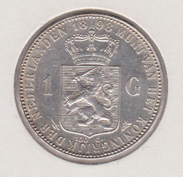 (afbeelding voor) Gulden 1898 FDC-