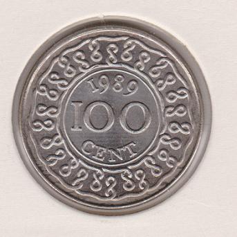 (afbeelding voor) 1 Gulden 1989 Suriname FDC