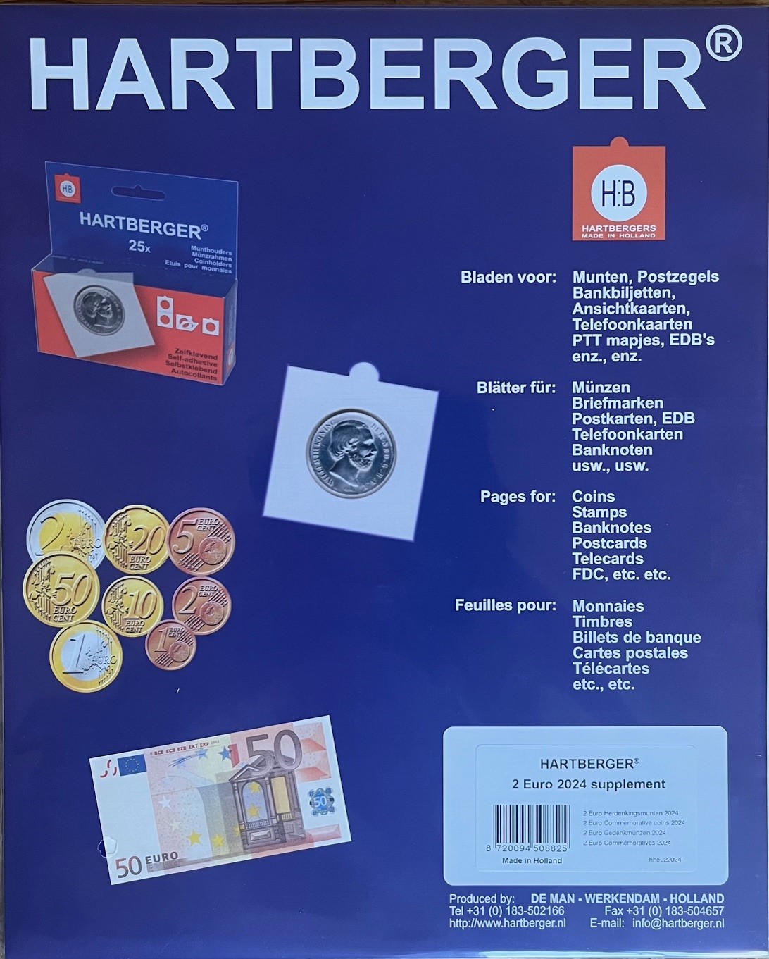 (afbeelding voor) Uitbreidings set Hartberger 2 euromunten 2024