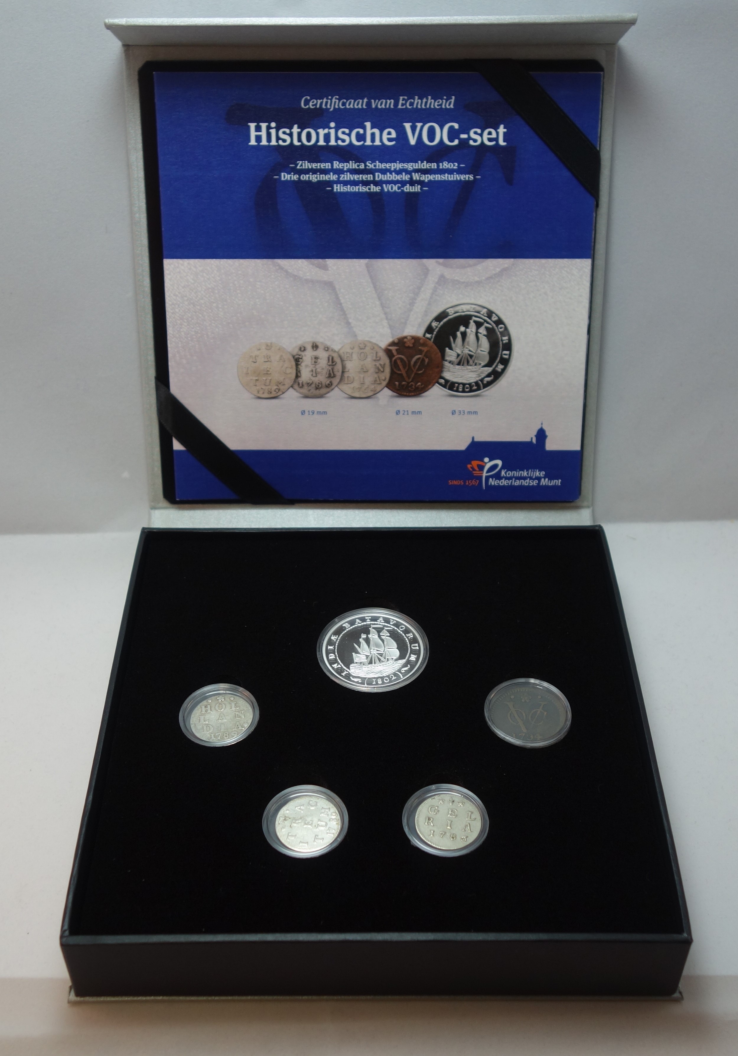 (afbeelding voor) Historische VOC set uitgave KNM