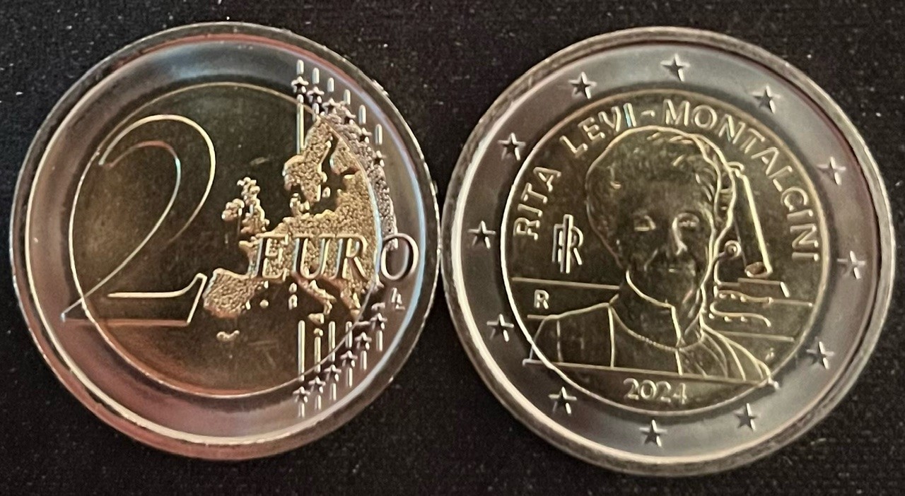 2 Euromunt Italië 2024 Rita Levi Montalcini UNC