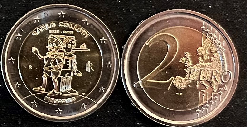 (image for) 2 Euromunt Italië 2026 Pinokkio UNC