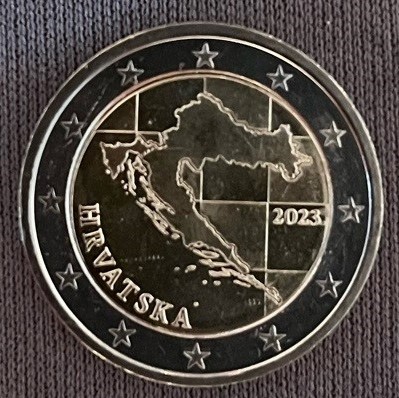 (afbeelding voor) 2 Euromunt Kroatie 2023 UNC