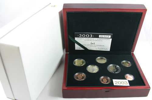 (afbeelding voor) Proofset Luxemburg 2003. Oplage 1500 stuks!