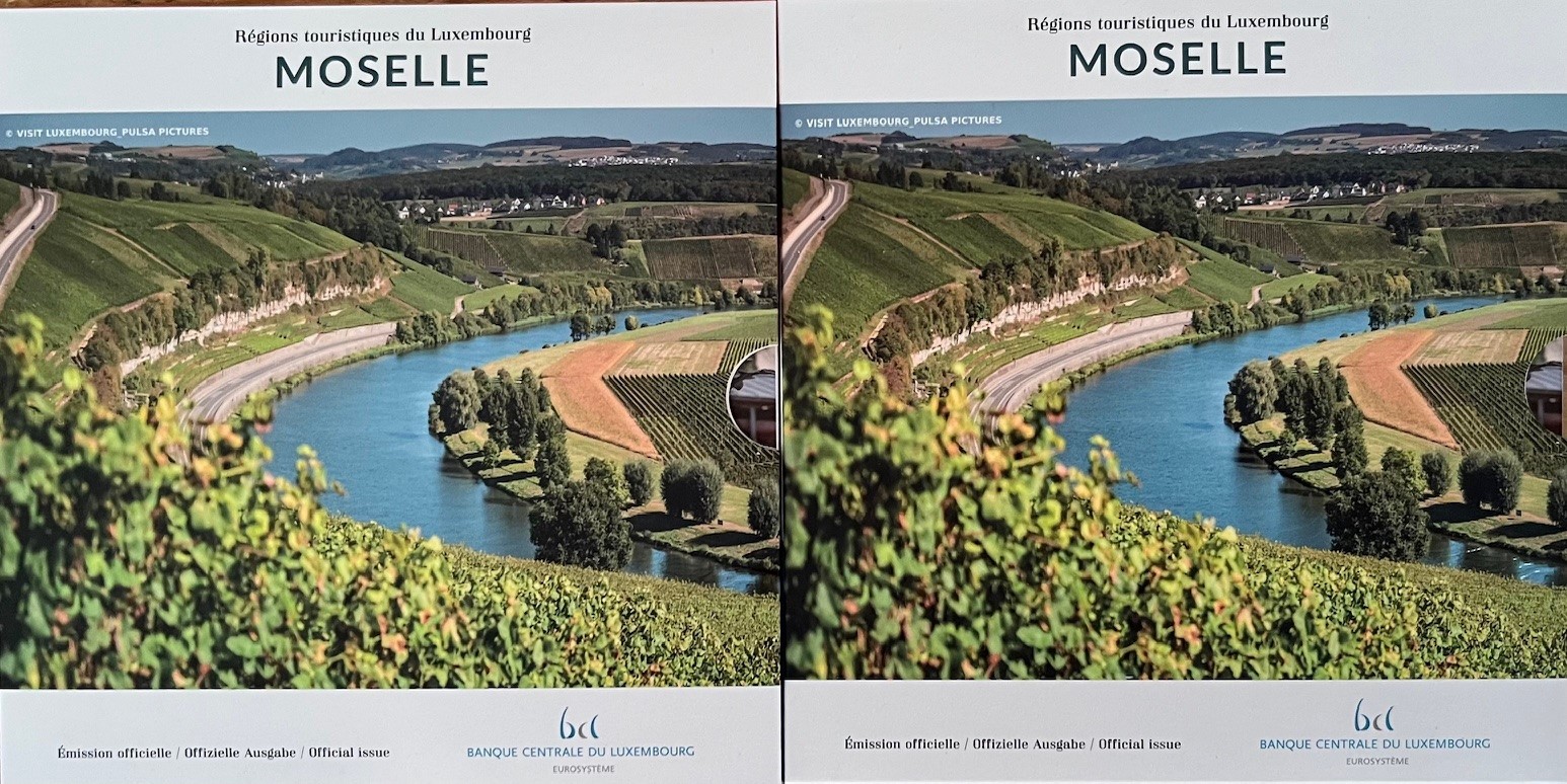 (afbeelding voor) Luxemburg BU set 2025 Moselle ( beide uitgiftes ) ( 2 Jaarsets )