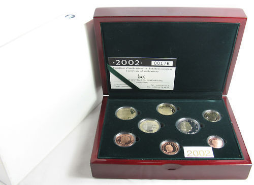 (afbeelding voor) Proofset Luxemburg 2002. Oplage 1500 stuks!
