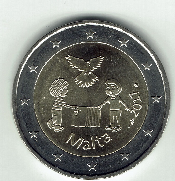 2 Euromunt Malta 2017- Hagar Qim ( Frans muntteken ) UNC (afbeelding voor) 2 Euromunt Malta 2017- Hagar Qim ( Frans muntteken ) UNC