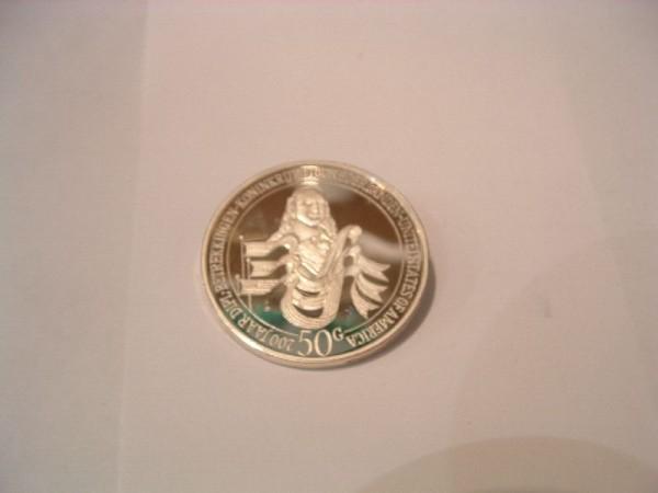 (afbeelding voor) 50 Gulden 1982 Nederlandse Antillen Peter Stuyvesant proof