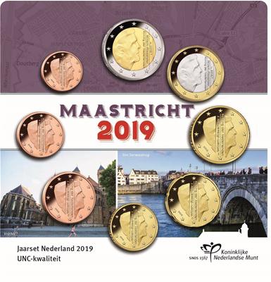 (afbeelding voor) UNC set Nederland 2019 van 1 cent tot en met 2 euro