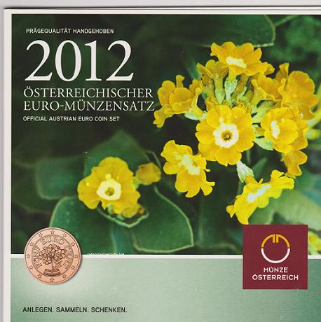 (afbeelding voor) BU set Oostenrijk 2012