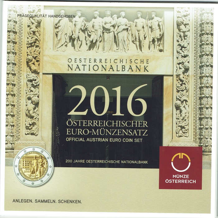 (afbeelding voor) BU set Oostenrijk 2016