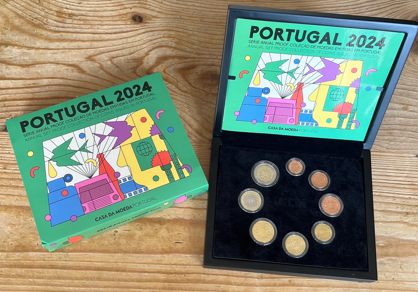 (afbeelding voor) Proofset Portugal 2024