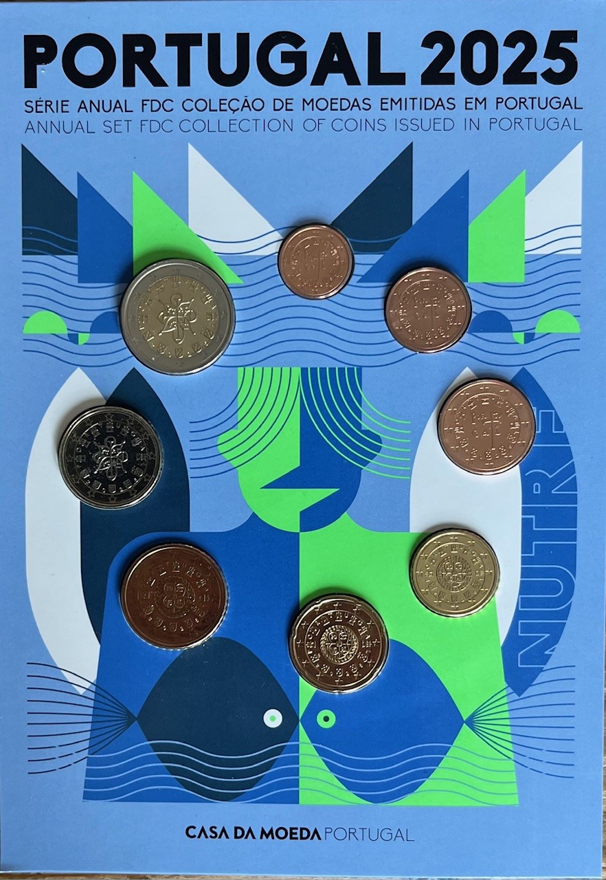 (afbeelding voor) FDC Jaarset Portugal 2025