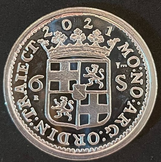 (afbeelding voor) Officiële Herslag: Scheepjesschelling 2021 Zilver 1 ounce - LOS