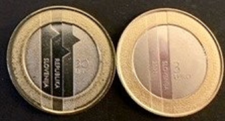 (image for) 3 Euromunt Slovenie 2021 UNC 2e uitgifte