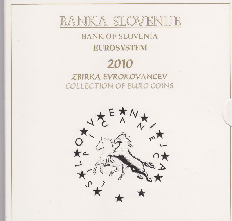 (afbeelding voor) BU set Slovenie 2010 met de 3 euromunt