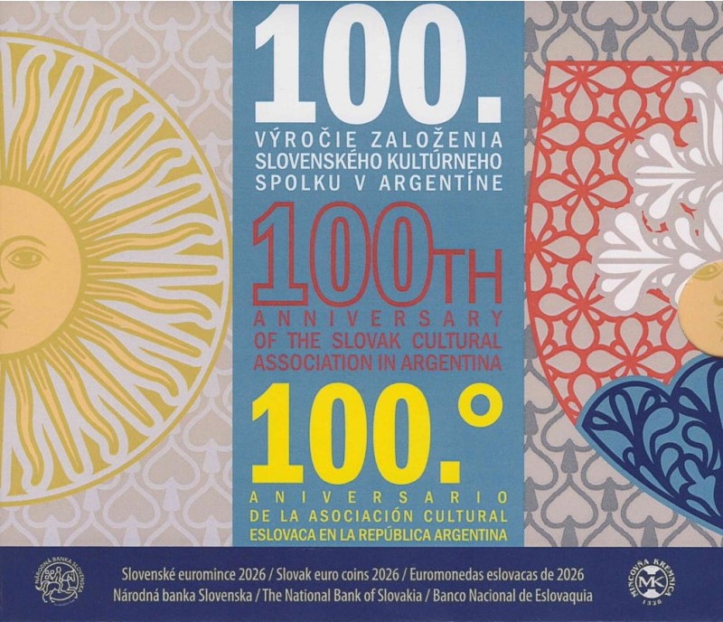 (afbeelding voor) BU Set Slowakije 2026 - 100 jaar Cultuur in Argentinië