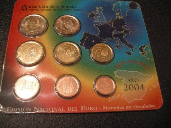 (afbeelding voor) BU set Spanje 2004