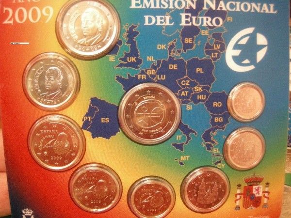 (afbeelding voor) BU set Spanje 2009