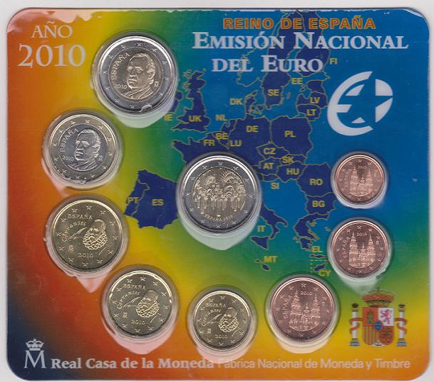 (afbeelding voor) BU set Spanje 2010