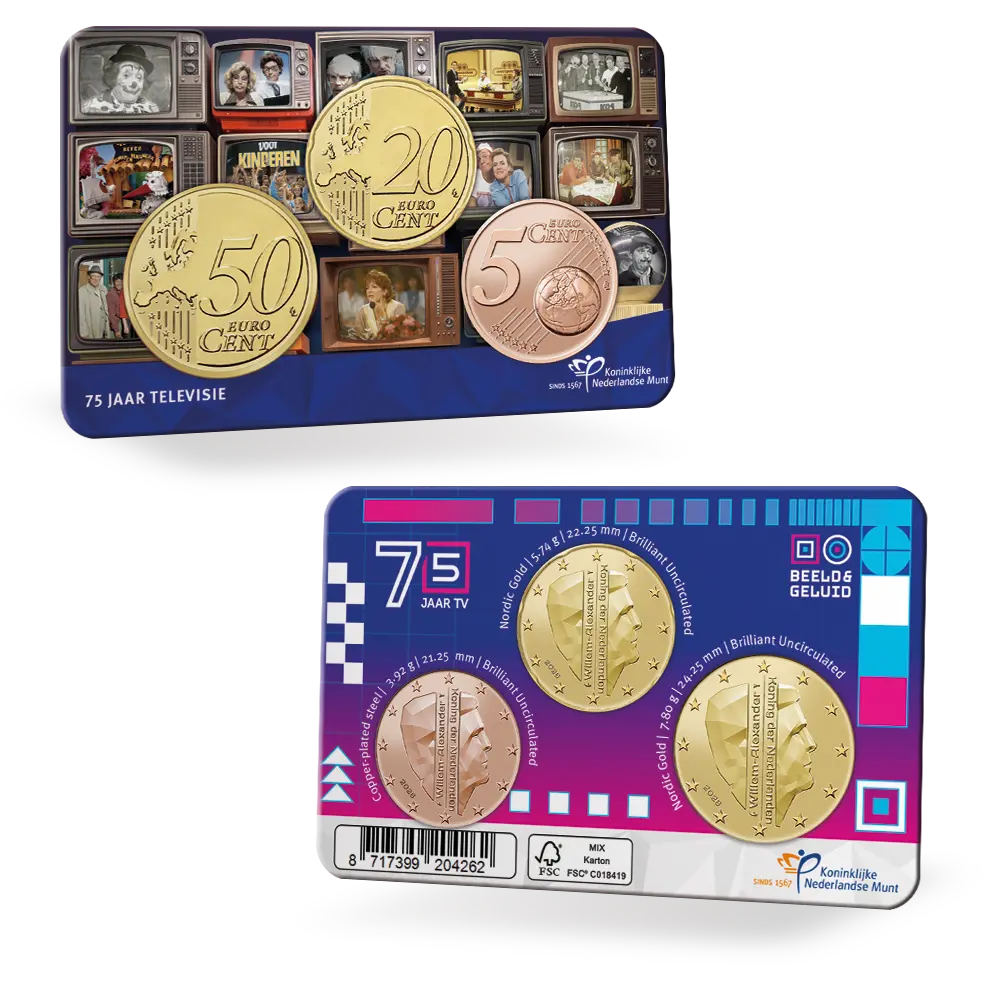 (Bild für) Nederland coincard 2026 - 75 Jaar TV