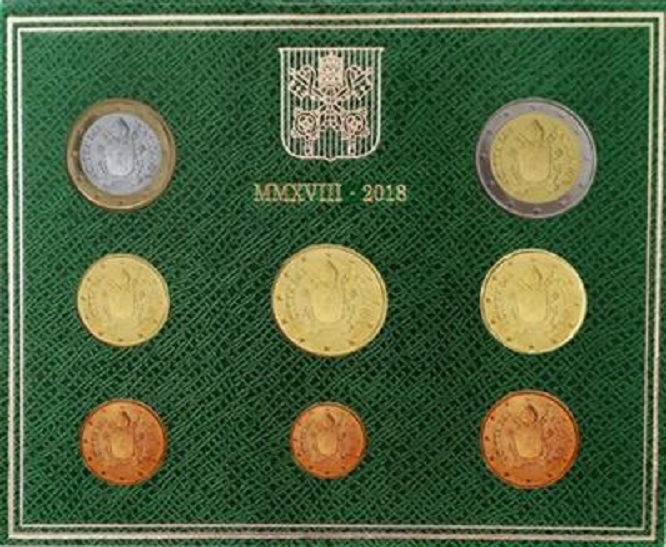 (afbeelding voor) Vaticaan BU set 2018