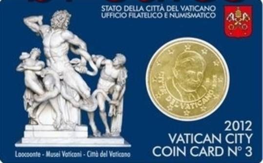(afbeelding voor) Vaticaan Coincard No. 3 Munt 50 cent 2012