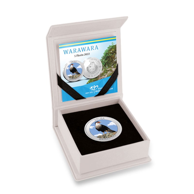 (afbeelding voor) 5 Florin 2022 Warawara zilver prooflike in cassette