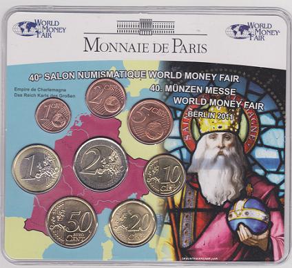 (afbeelding voor) World Money Fair set frankrijk 2011