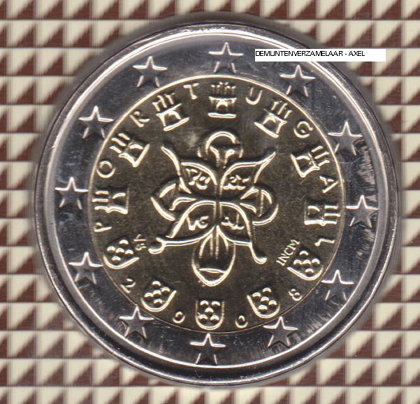 (afbeelding voor) Portugal 2 Euromunt 2003 UNC